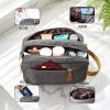 High-end toiletry bag for men's travel, large-capacity portable handbag for business trips, compartmentalized storage bag, makeup bag for men Application Scenario